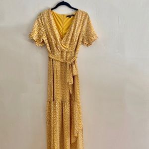 One love clothing faux wrap midi dress (M)